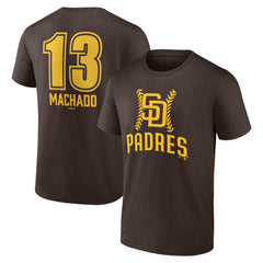 Manny Machado San Diego Padres Fastball Player Name & Number T-Shirt Near Me