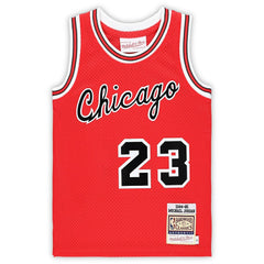 Mitchell & Ness Michael Jordan Chicago Bulls Preschool Hardwood Classics 1984/85 Authentic Swingman Jersey Red