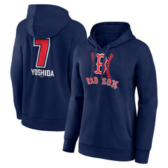 Masataka Yoshida Boston Red Sox Women's Fastball Player Name & Number Pullover Hoodie for sale