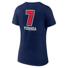 Masataka Yoshida Boston Red Sox Women's Fastball Player Name & Number V-Neck T-Shirt Outlet