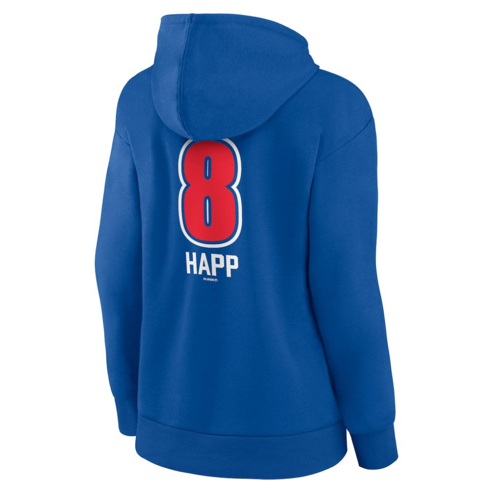 Ian Happ Chicago Cubs Women's Fastball Player Name & Number Pullover Hoodie Discount