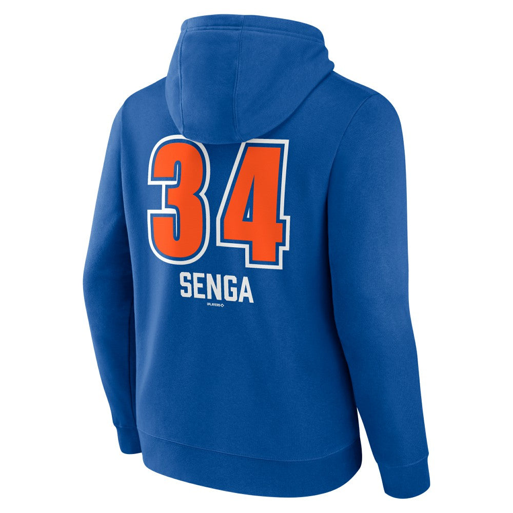 Kodai Senga New York Mets Fastball Player Name & Number Pullover Hoodie Outlet