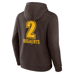 Xander Bogaerts San Diego Padres Fastball Player Name & Number Pullover Hoodie for sale