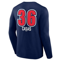 Triston Casas Boston Red Sox Fastball Player Name & Number Long Sleeve T-Shirt for sale