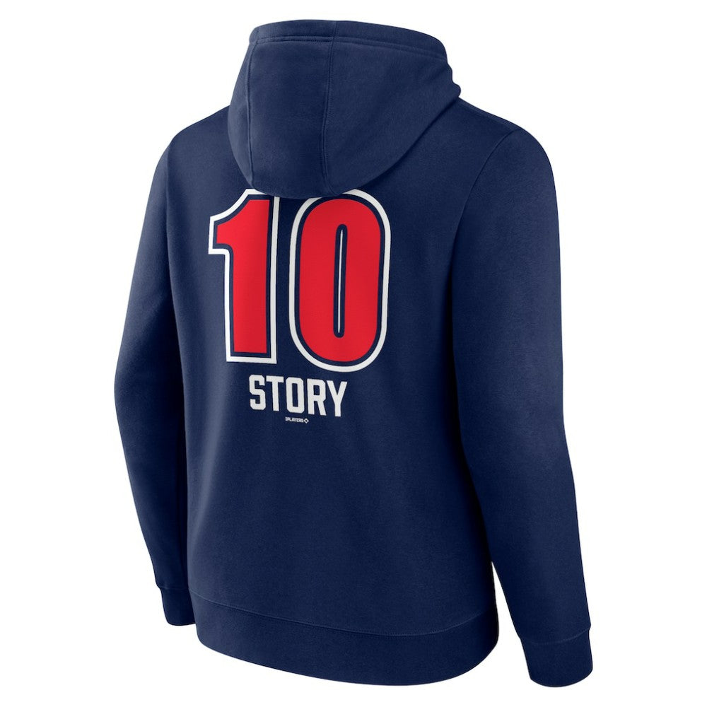 Trevor Story Boston Red Sox Fastball Player Name & Number Pullover Hoodie Sale