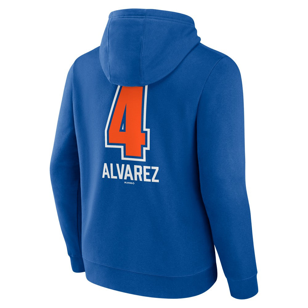 Francisco Alvarez New York Mets Fastball Player Name & Number Pullover Hoodie for sale