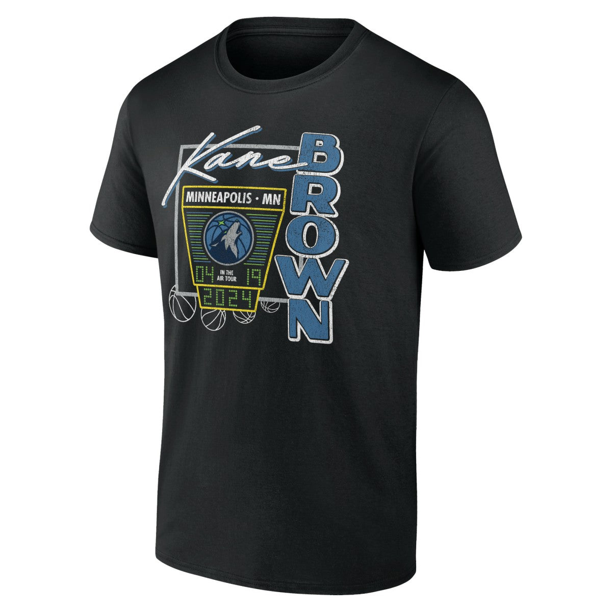 Fanatics Kane Brown x Minnesota Timberwolves T-Shirt Black