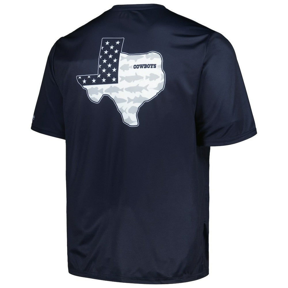 Dallas Cowboys Terminal Tackle Omni-Shade Texas T-Shirt - Navy - Columbia