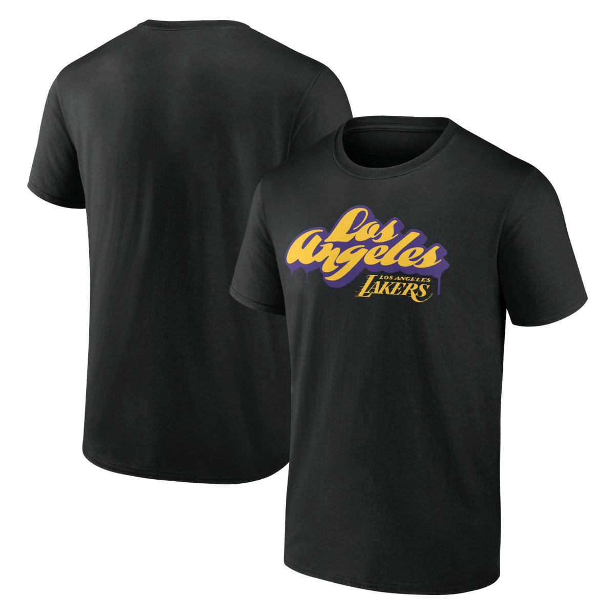 Los Angeles Lakers LA Graffiti T-Shirt Black