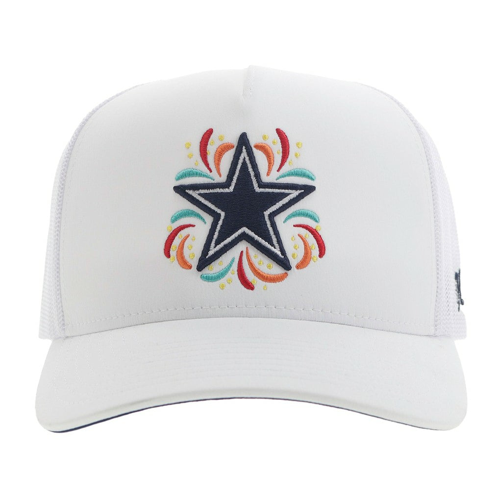 Dallas Cowboys HOOey NFL Fiesta Adjustable Trucker Hat – White - NFL