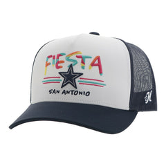Dallas Cowboys HOOey NFL Fiesta Adjustable Trucker Hat – White/Navy - NFL