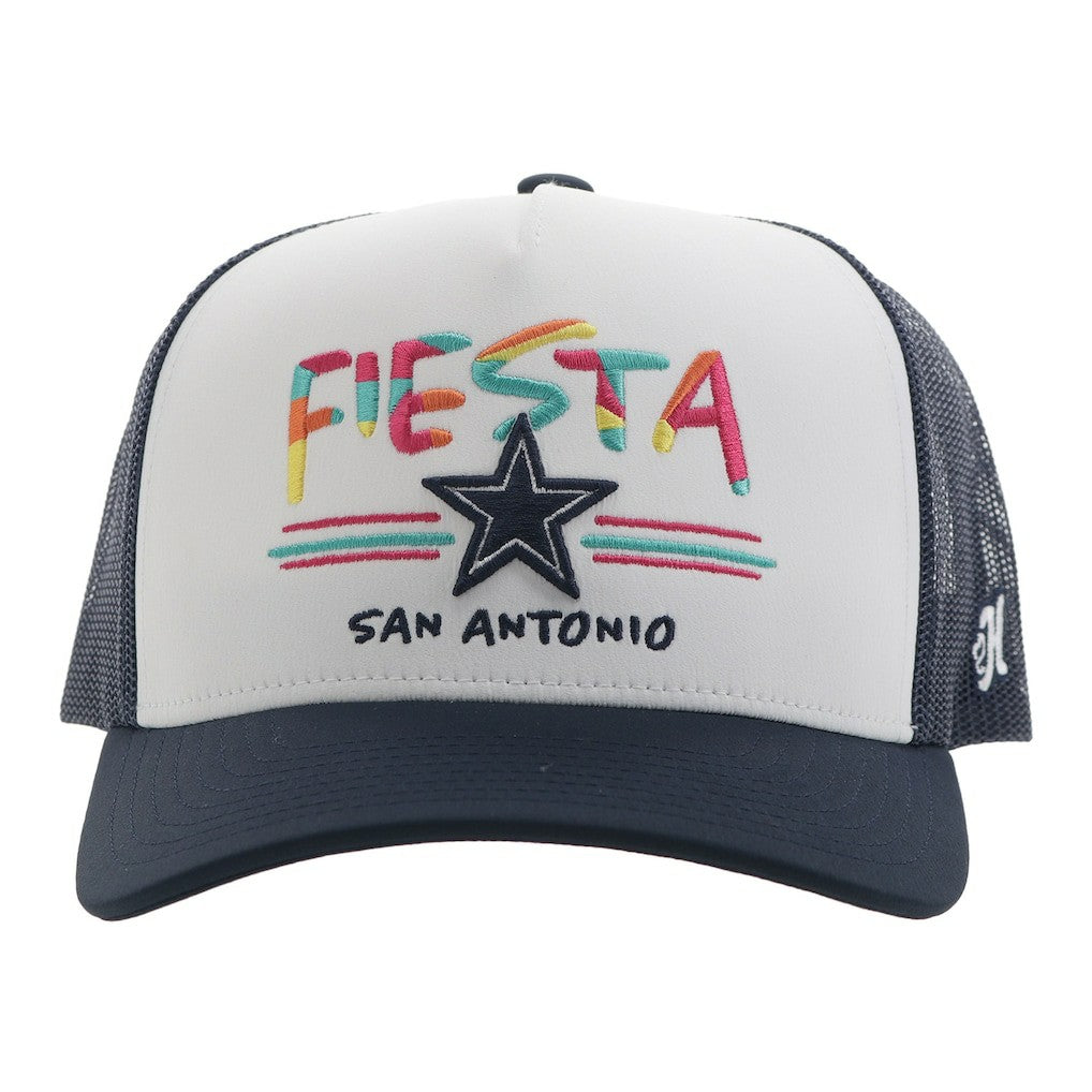 Dallas Cowboys HOOey NFL Fiesta Adjustable Trucker Hat – White/Navy - NFL