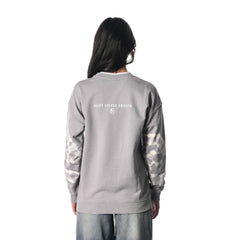 Vegas Golden Knights The Wild Collective Unisex Tie-Dye Double Collar Pullover Sweatshirt - Gray | NHL Clearance