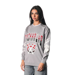 Chicago Blackhawks The Wild Collective Unisex Tie-Dye Double Collar Pullover Sweatshirt - Gray | NHL sale