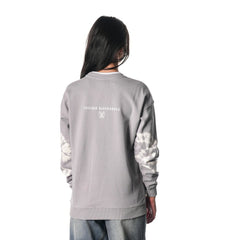 Chicago Blackhawks The Wild Collective Unisex Tie-Dye Double Collar Pullover Sweatshirt - Gray | NHL sale