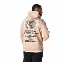 Chicago Blackhawks The Wild Collective Unisex Pullover Hoodie - Cream | NHL Lifestyle