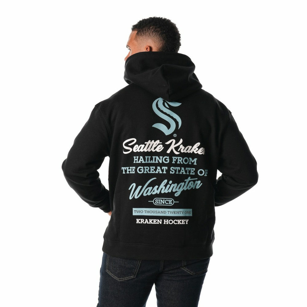 Seattle Kraken The Wild Collective Unisex Pullover Hoodie - Black | NHL Lifestyle