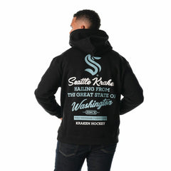 Seattle Kraken The Wild Collective Unisex Pullover Hoodie - Black | NHL Lifestyle