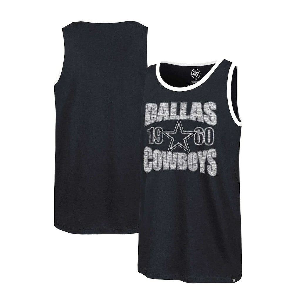 Dallas Cowboys '47 Upload Franklin Tank Top - Navy - 47 brand