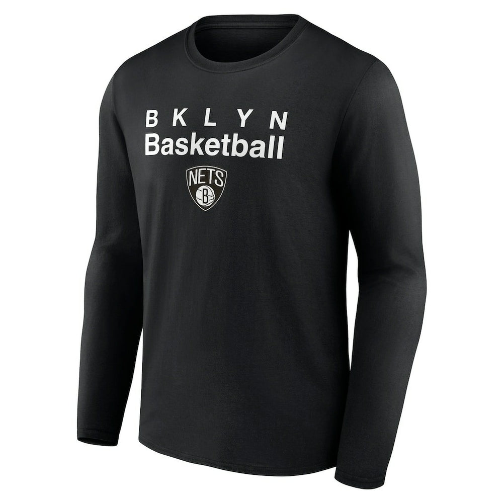 Brooklyn Nets Pick & Roll Coverage Long Sleeve T-Shirt Black