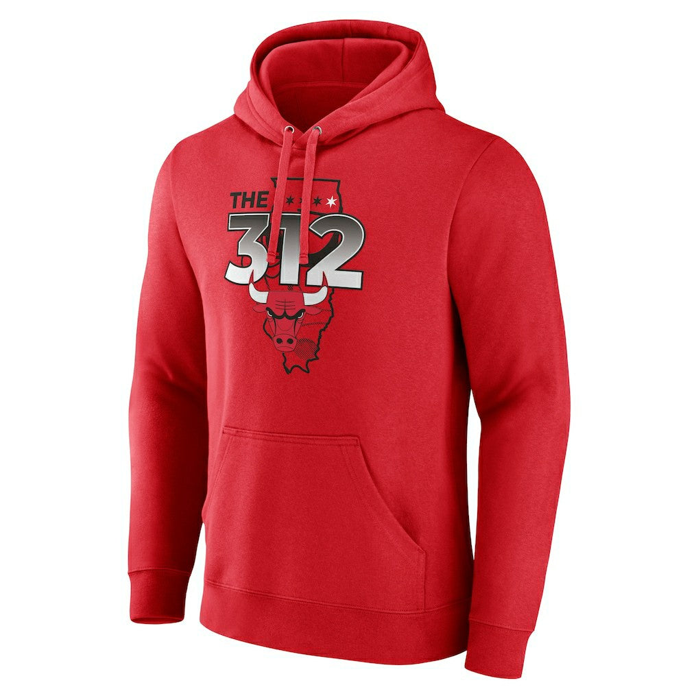 Chicago Bulls Pick & Roll Coverage Pullover Hoodie Red