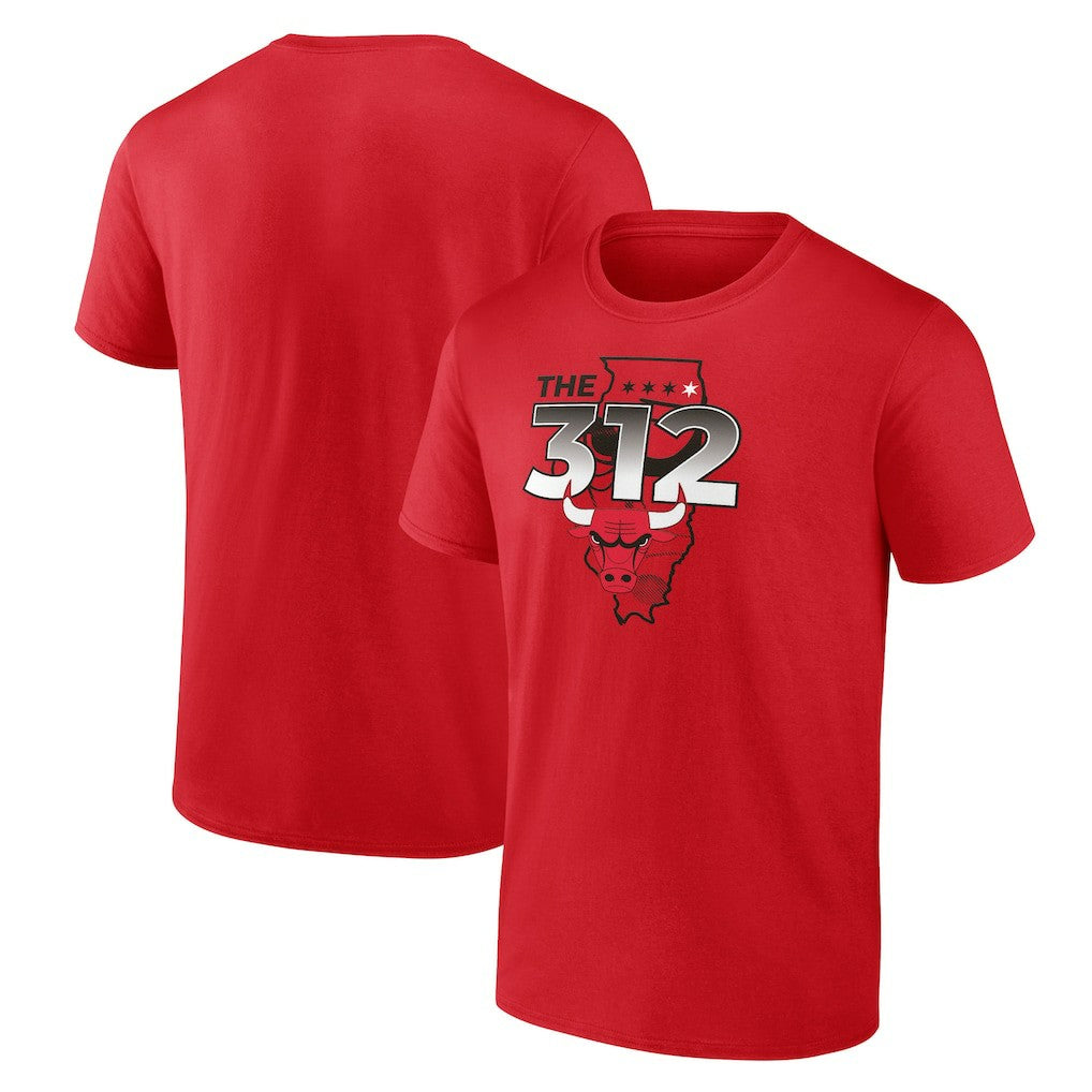 Chicago Bulls Pick & Roll Coverage T-Shirt Red