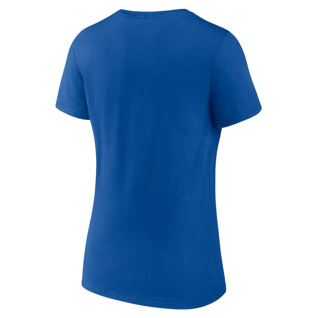 Dallas Mavericks Pick & Roll Coverage V-Neck T-Shirt Blue