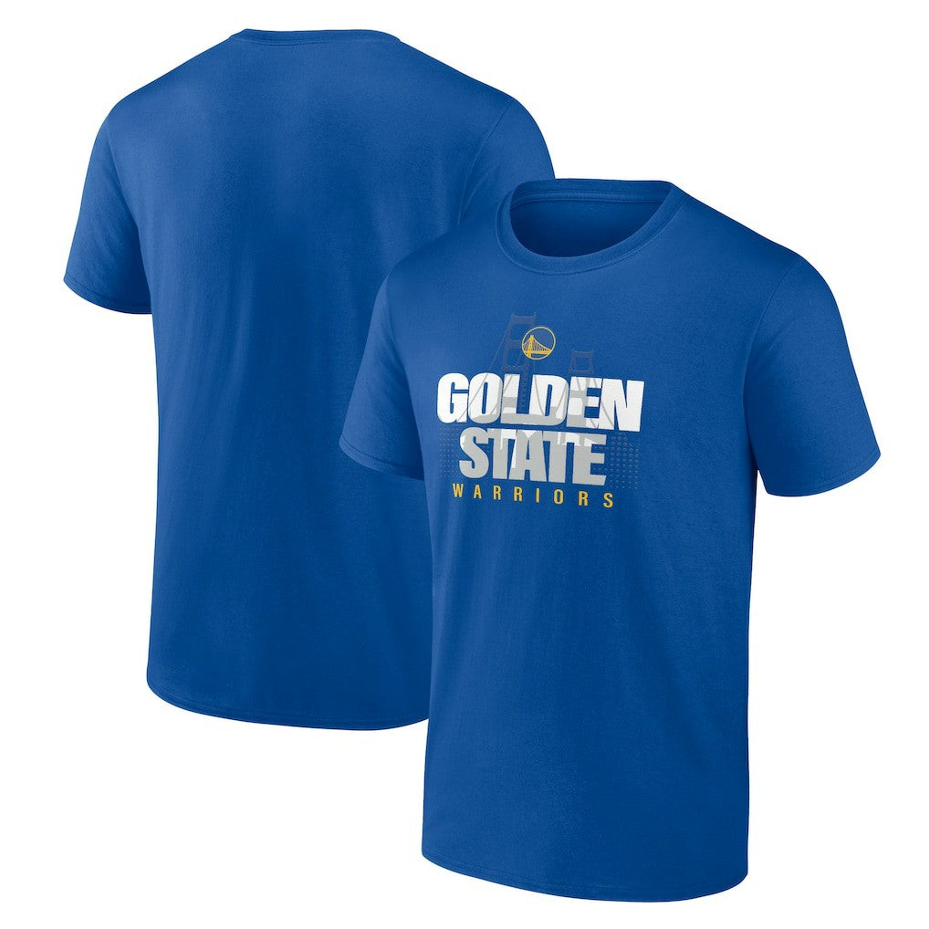 Golden State Warriors Pick & Roll Coverage T-Shirt Royal