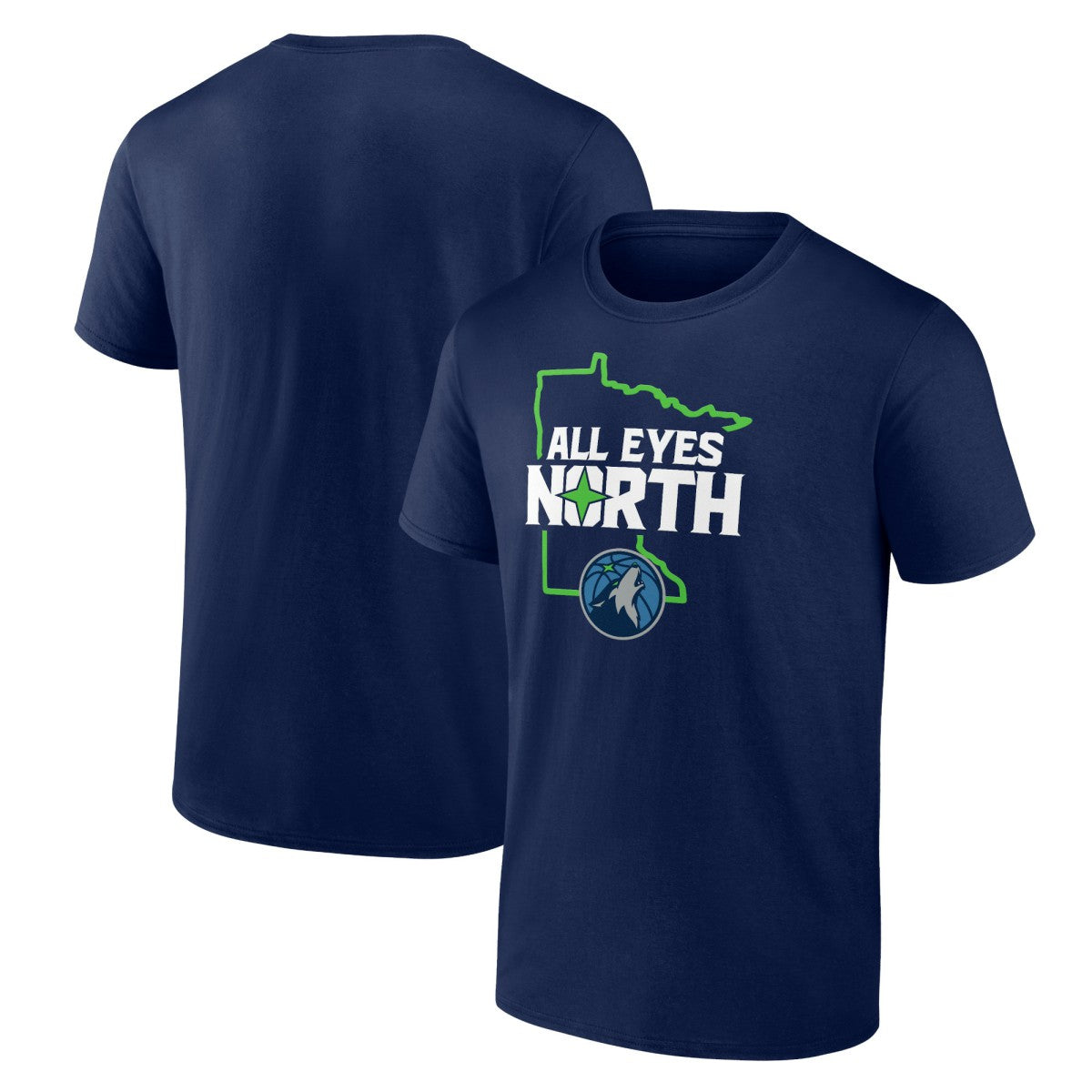 Minnesota Timberwolves Pick & Roll Coverage T-Shirt Navy