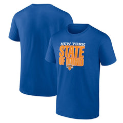 New Era New York Knicks Pick & Roll Coverage T-Shirt Blue