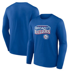 Philadelphia 76ers Pick & Roll Coverage Long Sleeve T-Shirt Royal