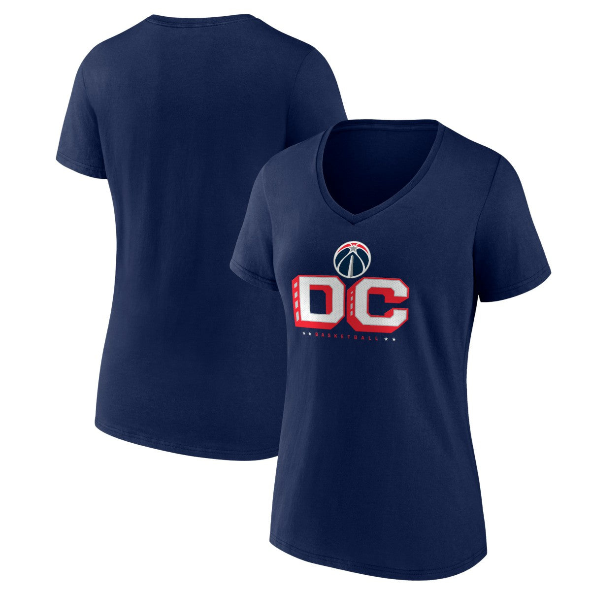 Washington Wizards Pick & Roll Coverage V-Neck T-Shirt Navy