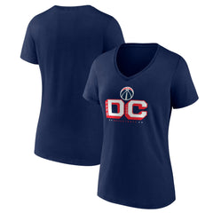 Washington Wizards Pick & Roll Coverage V-Neck T-Shirt Navy