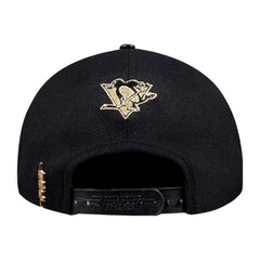 Pittsburgh Penguins Pro Standard Metallic Logo Pinch Front Adjustable Hat - Black | NHL discount