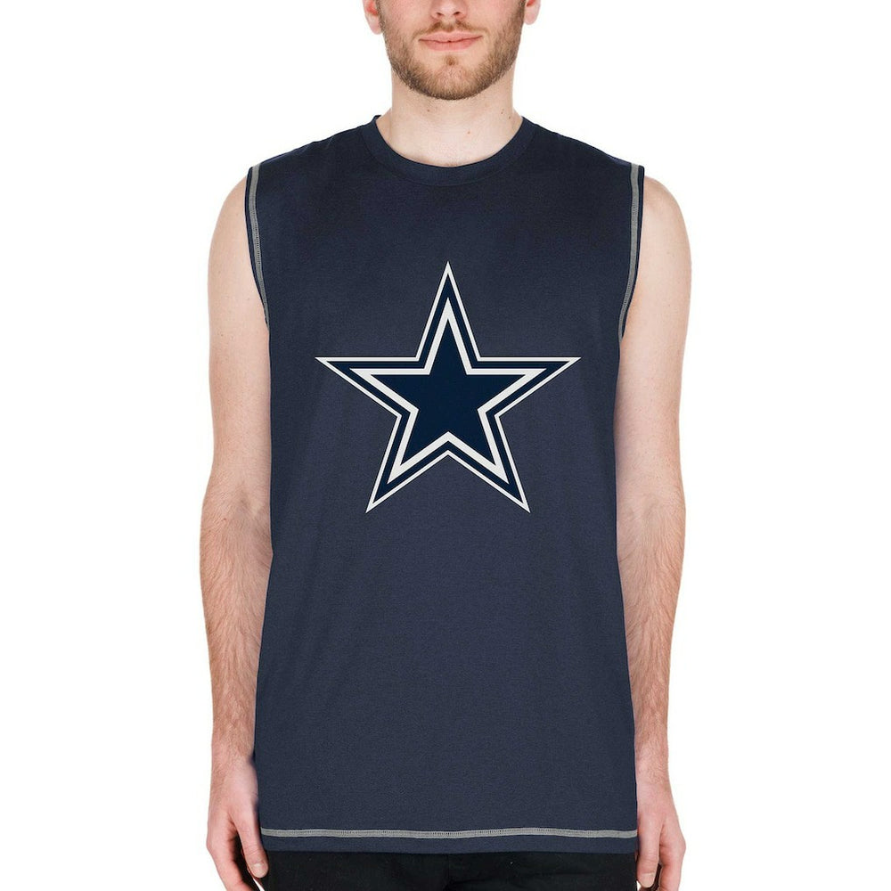 Dallas Cowboys New Era Muscle Tank Top - Navy - NFL