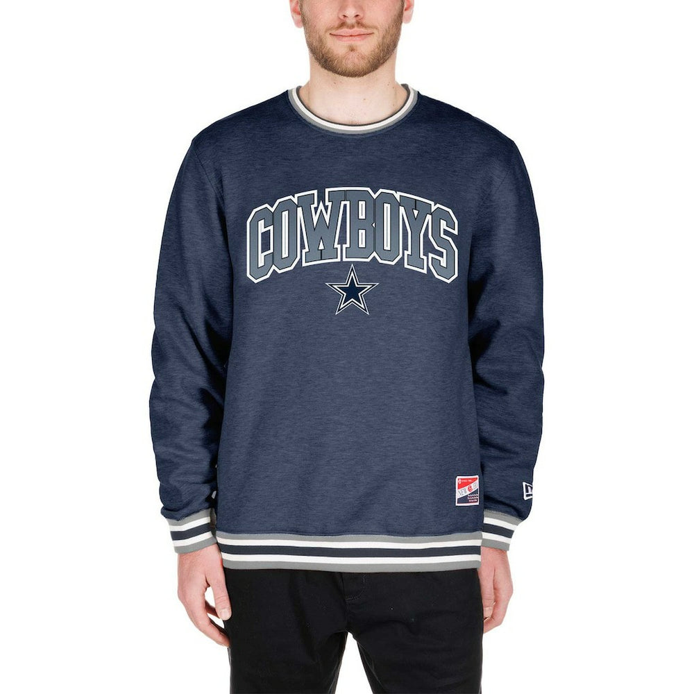 Dallas Cowboys New Era Big & Tall Pullover Sweatshirt - Navy - NFL