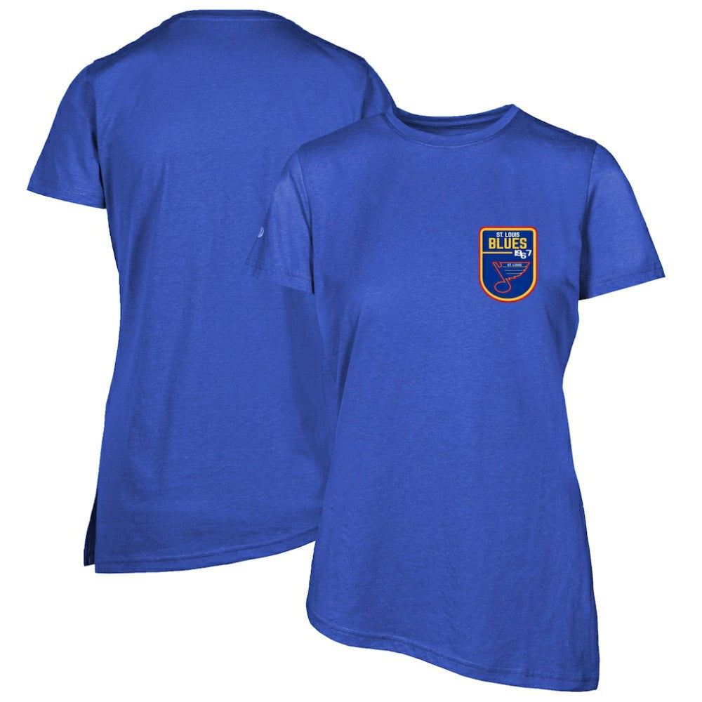 St. Louis Blues Levelwear Women's Retro Birch T-Shirt - Blue | NHL Lifestyle