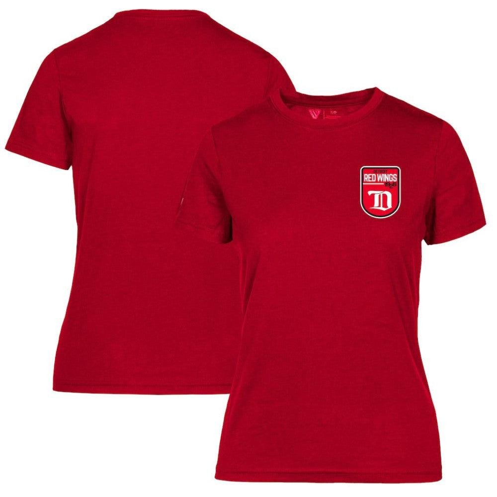 Detroit Red Wings Levelwear Women's Retro Maddox T-Shirt - Red | NHL sale