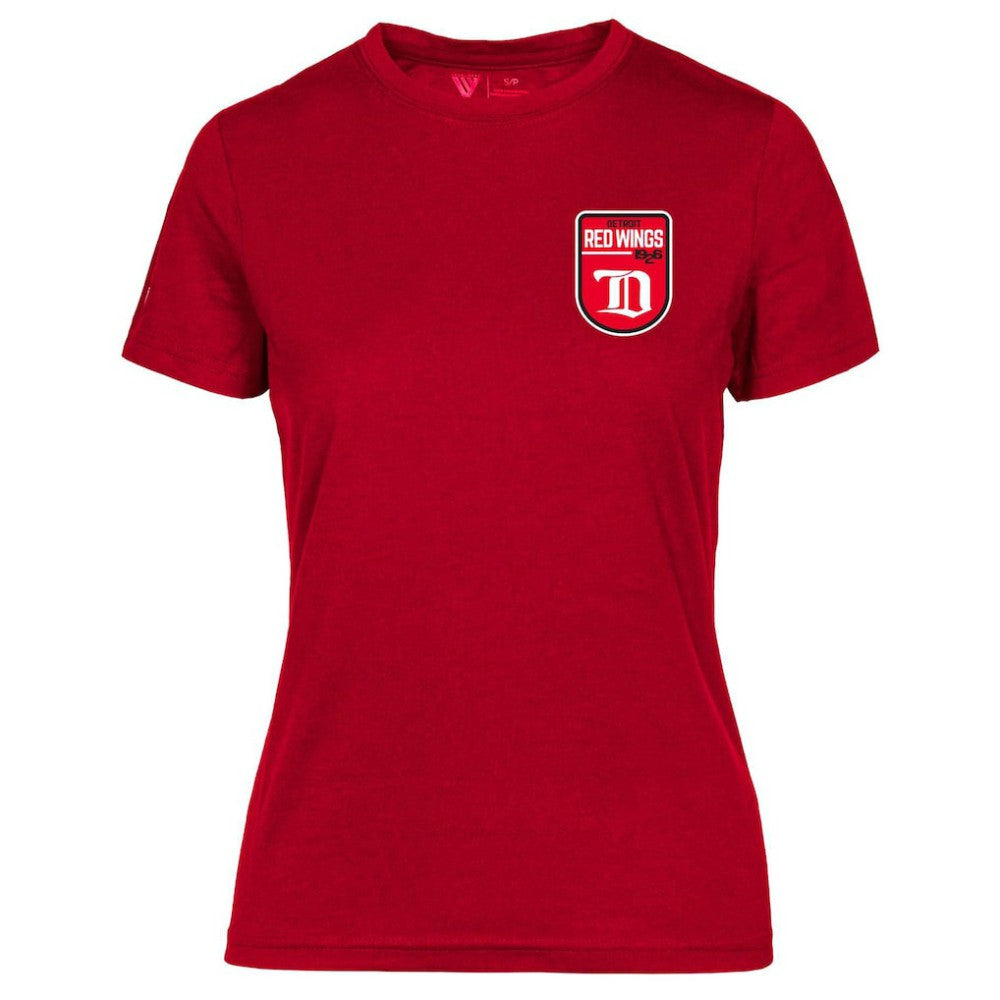 Detroit Red Wings Levelwear Women's Retro Maddox T-Shirt - Red | NHL sale