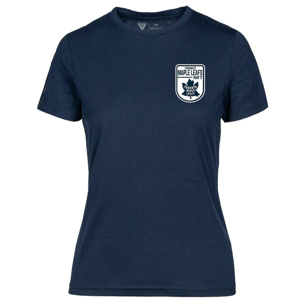 Toronto Maple Leafs Levelwear Women's Retro Maddox T-Shirt - Navy | NHL near me