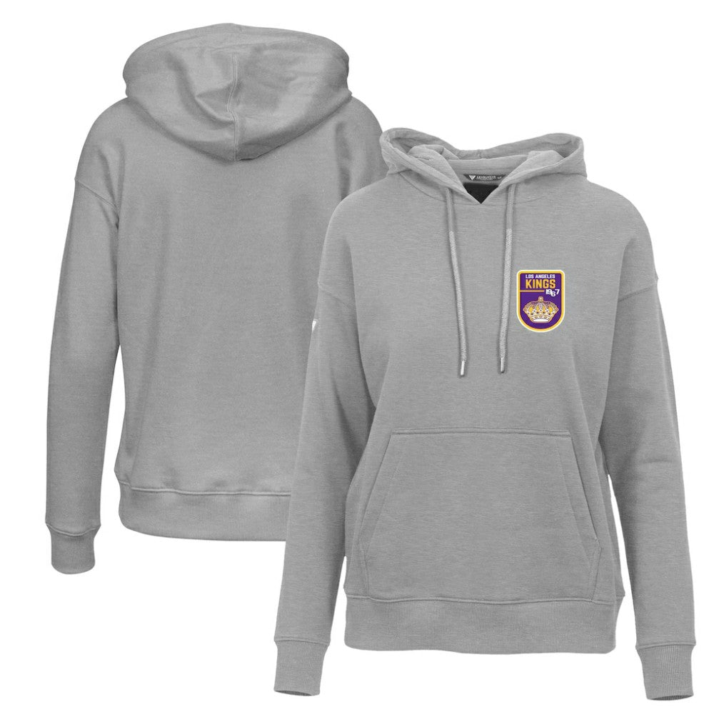 Los Angeles Kings Levelwear Women's Retro Adorn Pullover Hoodie - Gray | NHL on sale