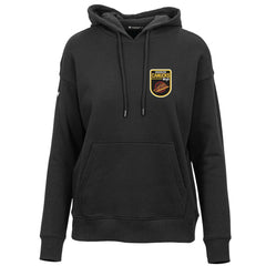 Vancouver Canucks Levelwear Women's Retro Adorn Pullover Hoodie - Black | NHL discount