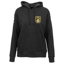 Boston Bruins Levelwear Women's Retro Adorn Pullover Hoodie - Black | NHL Lifestyle