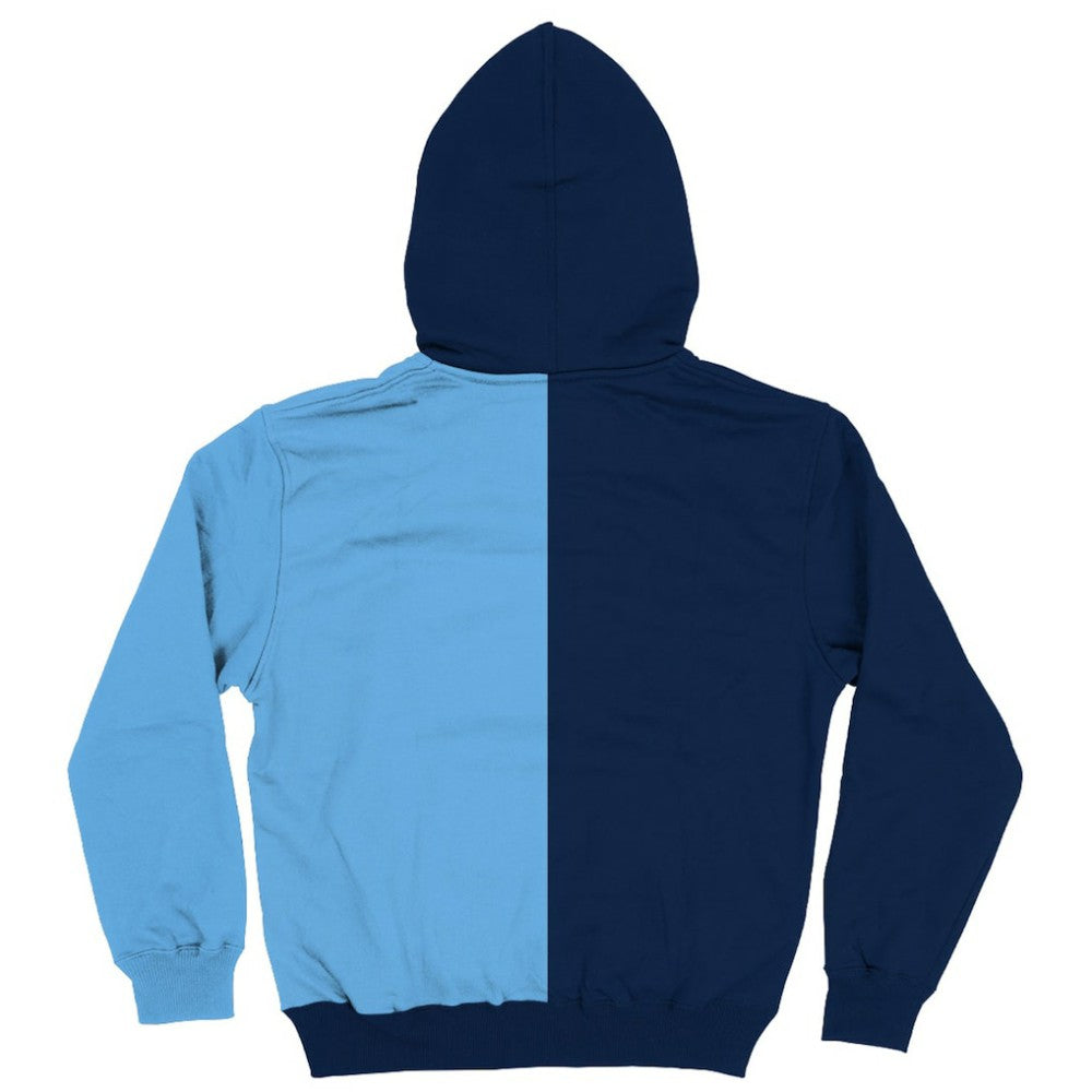 Manchester City Vive La Fete Youth Color Block Fleece Pullover Hoodie Navy/Sky Blue