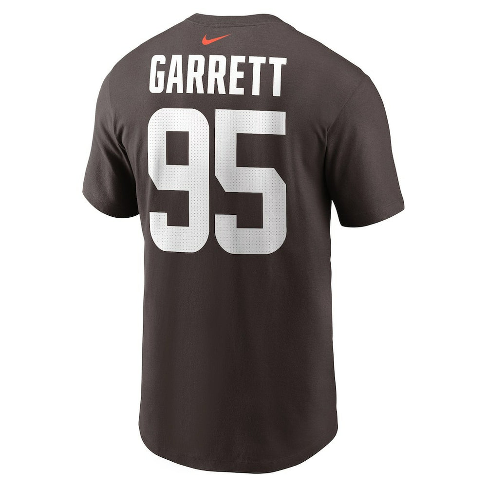 Myles Garrett Cleveland Browns Player Name & Number T-Shirt - Brown - Nike