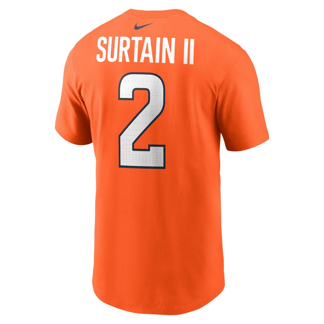 Patrick Surtain II Denver Broncos Name & Number T-Shirt - Orange - Nike