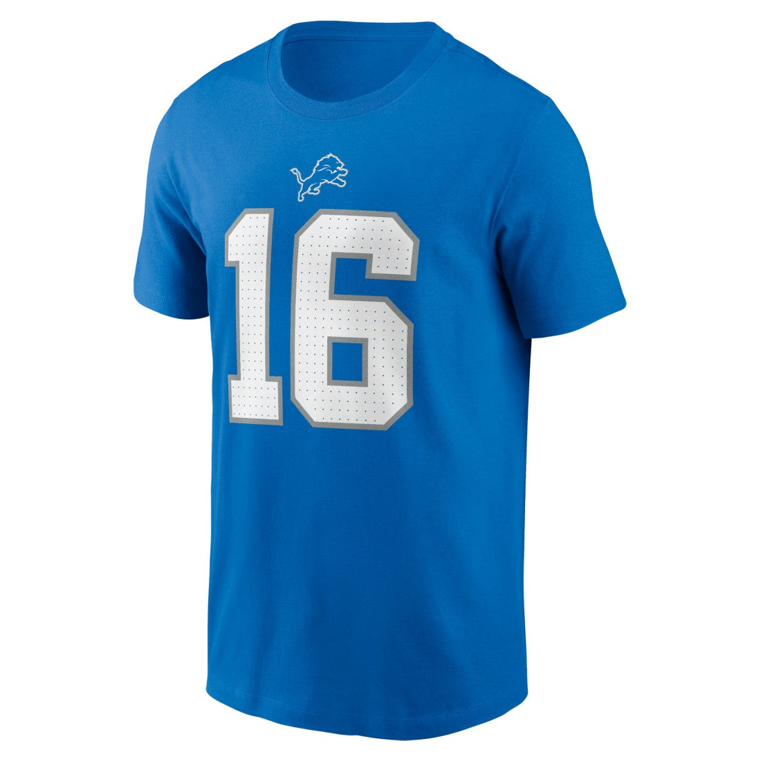 Jared Goff Detroit Lions Name & Number T-Shirt - Blue - Nike