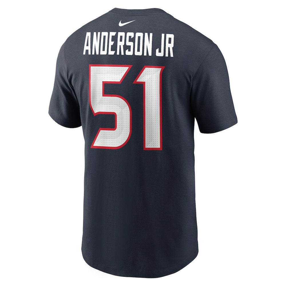 Will Anderson Jr. Houston Texans Player Name & Number T-Shirt - Navy - Nike