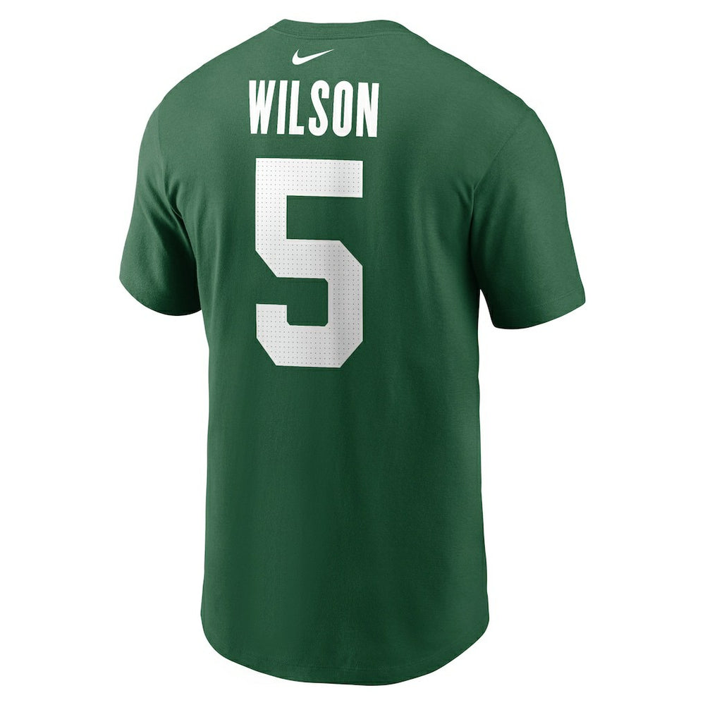 Garrett Wilson New York Jets Name & Number T-Shirt - Green - Nike