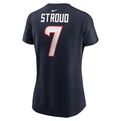 C.J. Stroud Houston Texans Women's Player Name & Number T-Shirt - Navy - Nike